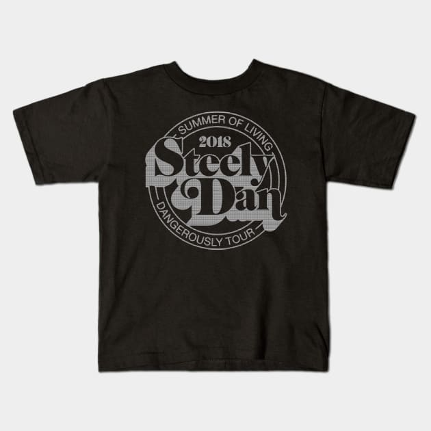 Steely Dan - Summer Of Living Kids T-Shirt by Gold Rose